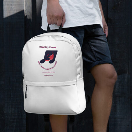 Sing My Poem Backpack - Image 2