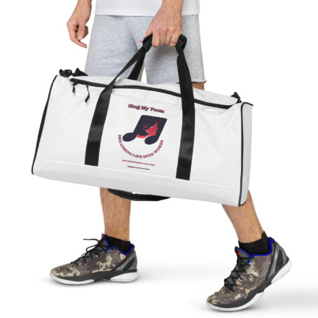 Sing My Poem Duffle bag
