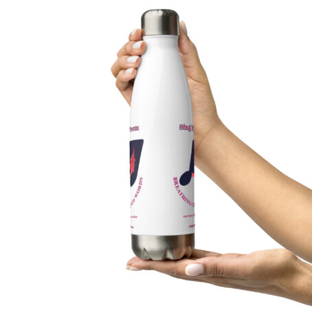 Sing My Poem Stainless steel water bottle