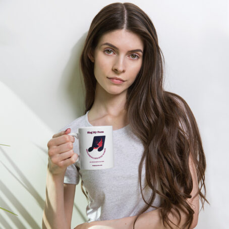 Sing My Poem White glossy mug - Image 2