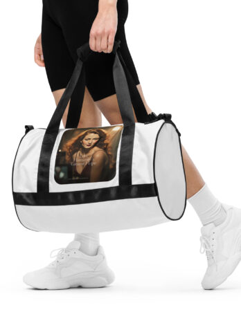 Juanita Greatest Hope all-over print gym bag