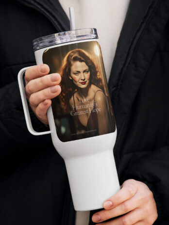 Juanita Greatest Hope Travel mug with a handle