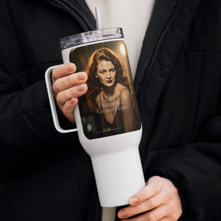 Juanita Greatest Hope Travel mug with a handle - Image 2