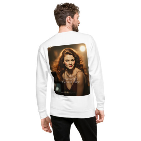 Juanita Greatest Hope Unisex Premium Sweatshirt - Image 8
