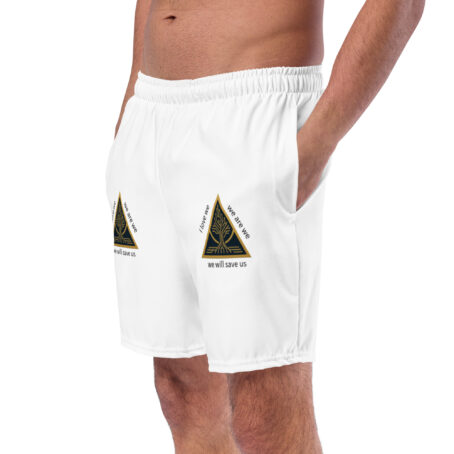 🩳 Eden Crest Swim Trunks – Sacred Motion Edition