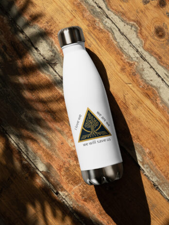 🜄 We Are We – Crest of Eden Stainless Steel Bottle