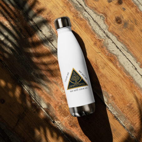 🜄 We Are We – Crest of Eden Stainless Steel Bottle